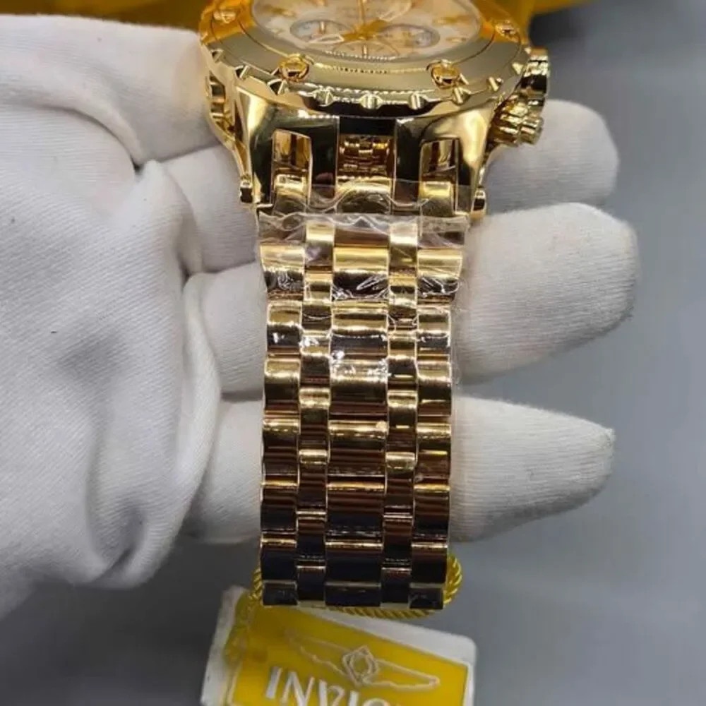 Invicta Subaqua Silver Dial Gold Ion-plated Men's Watch